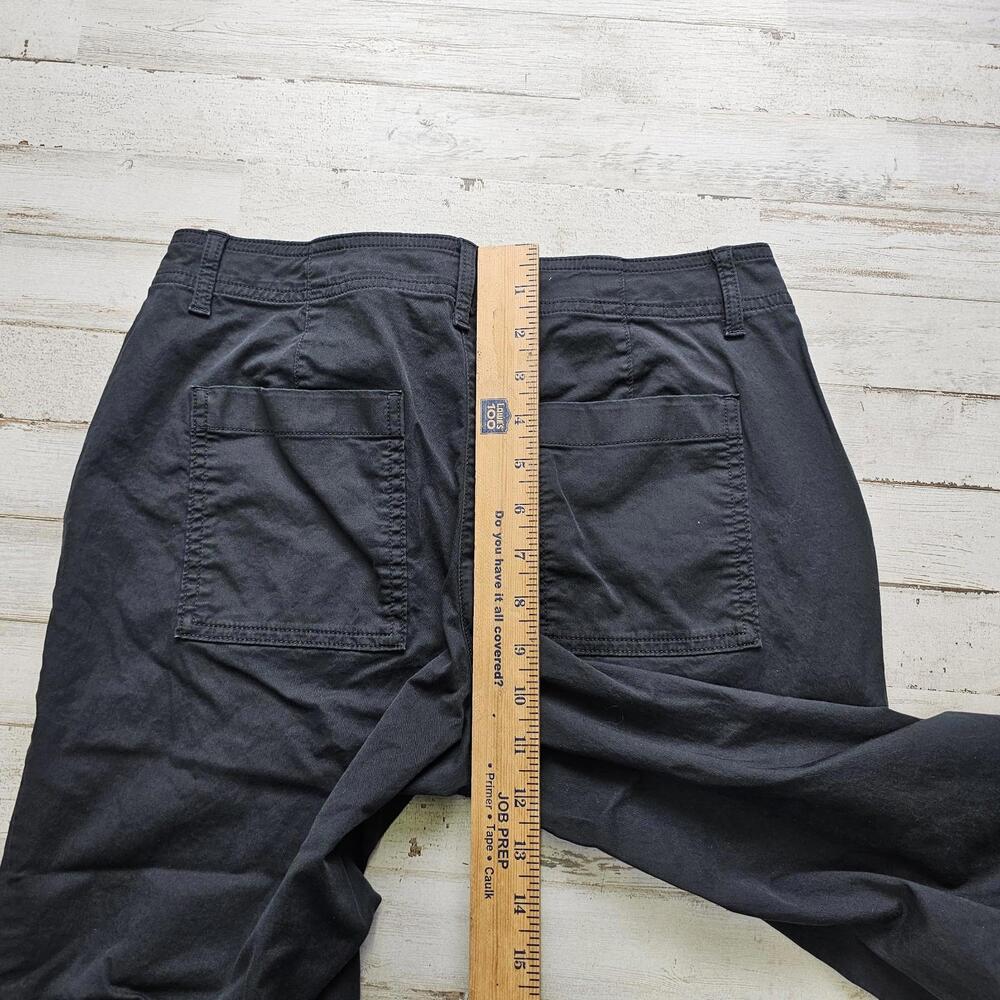 J Jill Ankle Roll Up Black Comfortable Pants Golf Casual Comfort Size 4 29x28 - Picture 7 of 9